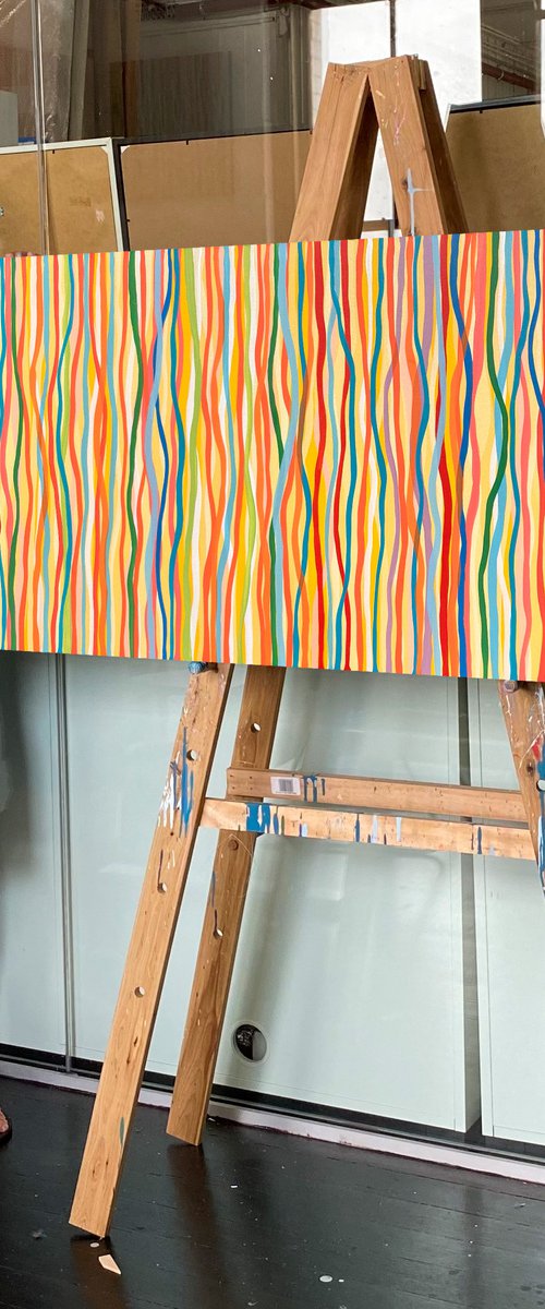 Queen Funk - 152 x 61cm acrylic on canvas by George Hall