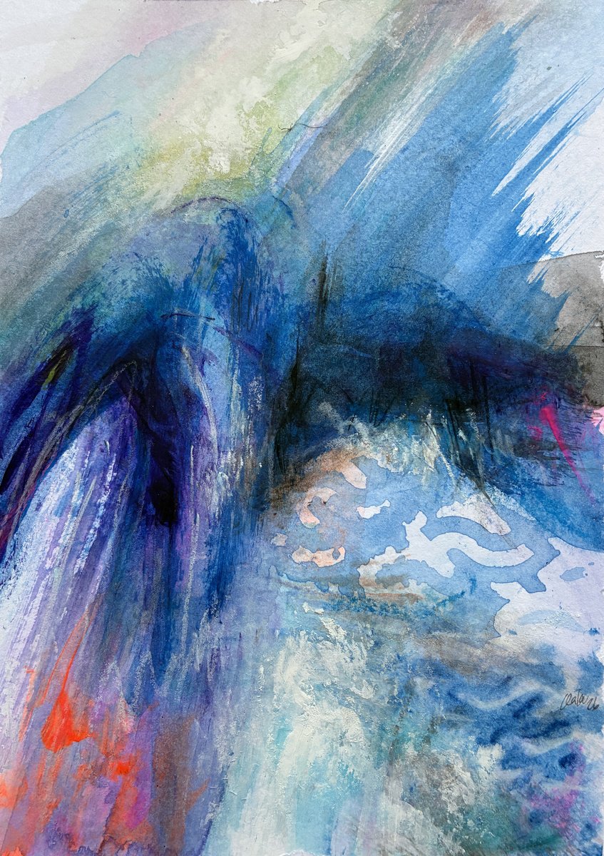 Organic Drawing , Golden Hour V By Katja Wittmer, 8 X 11, Artwork For Sale On Artfinder