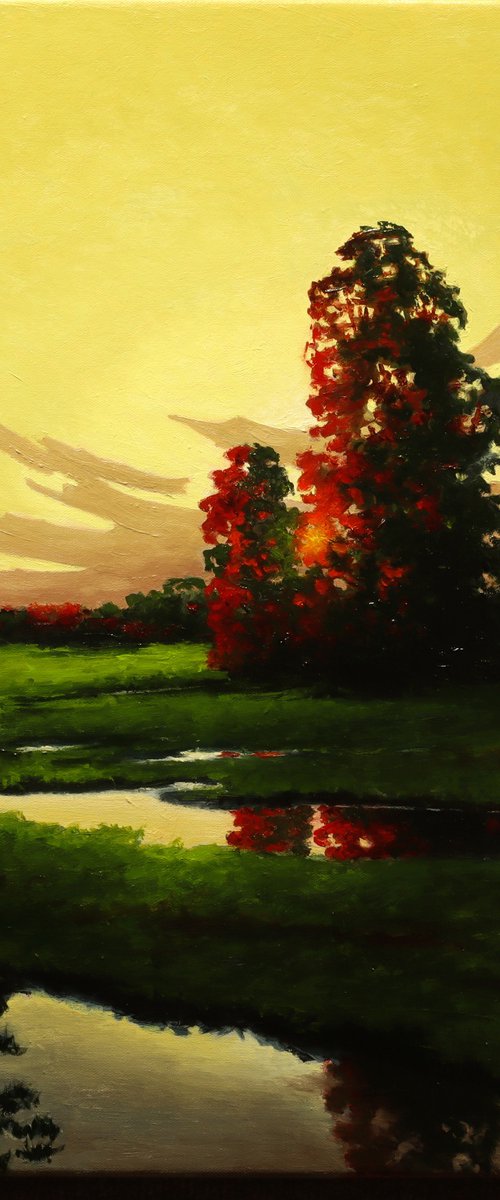 At sunset by Oleg Baulin