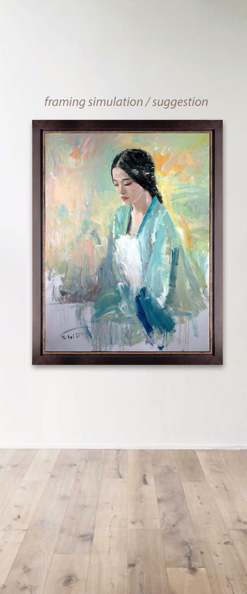 Zen (L'une 58) * 48.4 x 36.6 inches by Catalin Ilinca