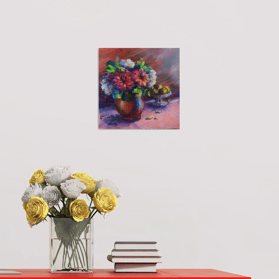 Still Life with Flowers and fruits
