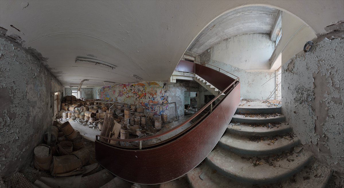 #45. Pripyat Gym Hall 1 - XL size by Stanislav Vederskyi
