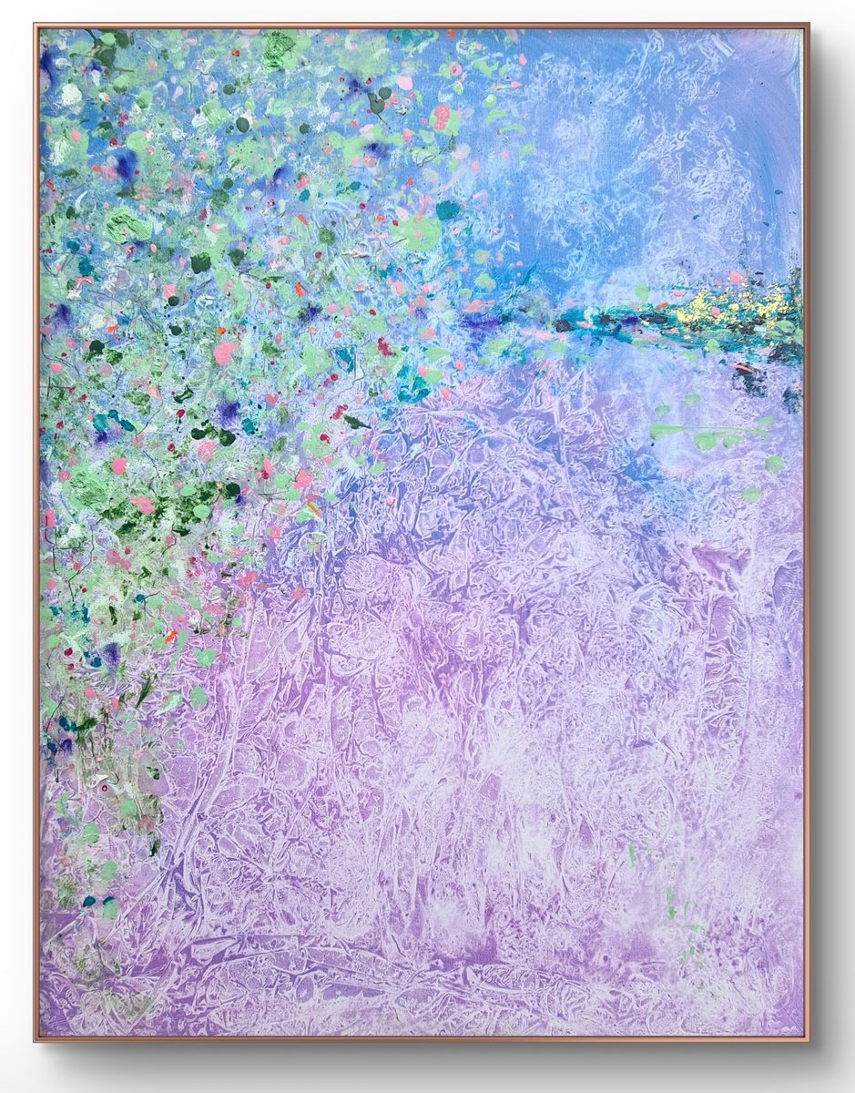 Expressive Painting , Where Remembrance Grows Vi By Marian Gorin, 24 X 31, Artwork For Sale On Artfinder