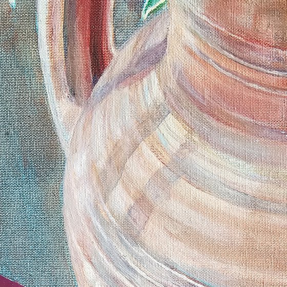 Peonies in a Pitcher