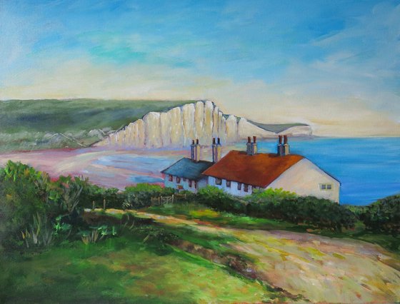 The Seven Sisters and Coastguard Cottages (Brighton)