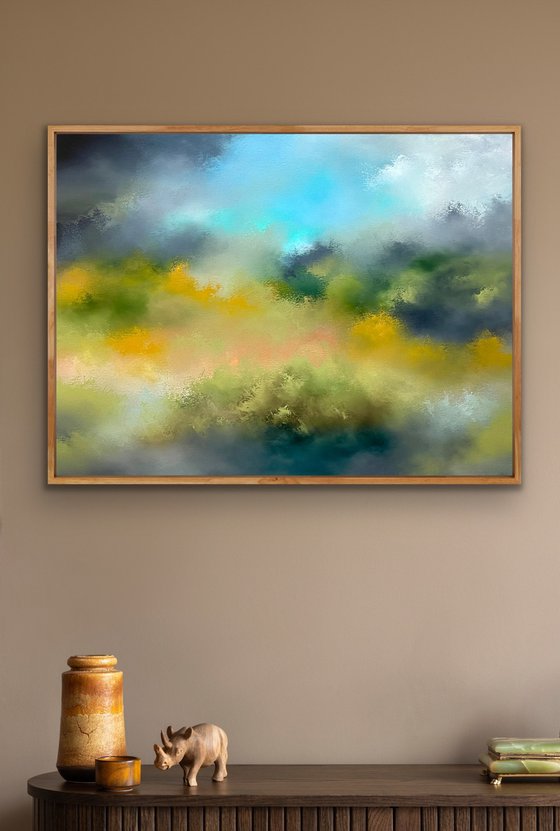 Seeds Of Wisdom - Abstract Landscape - 80cm x 60cm