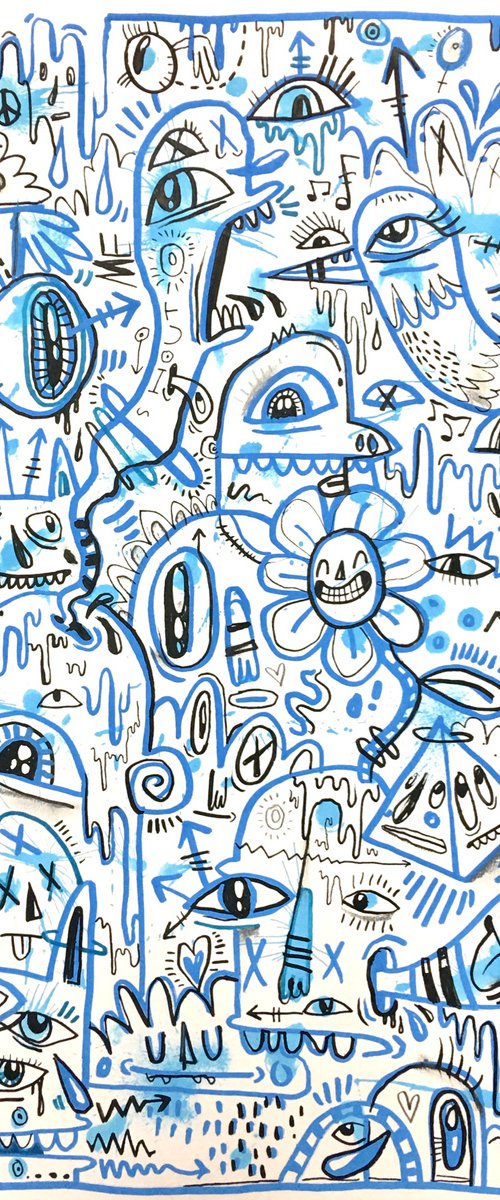 Blue Inclusion by Luke Crump