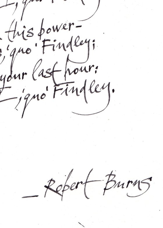 Robert Burns - poem - Wha Is That At My Bower-door