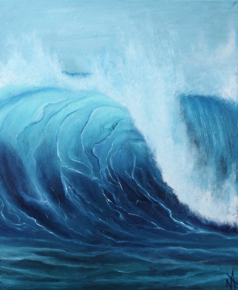 Wave by Anastasiia Novitskaya