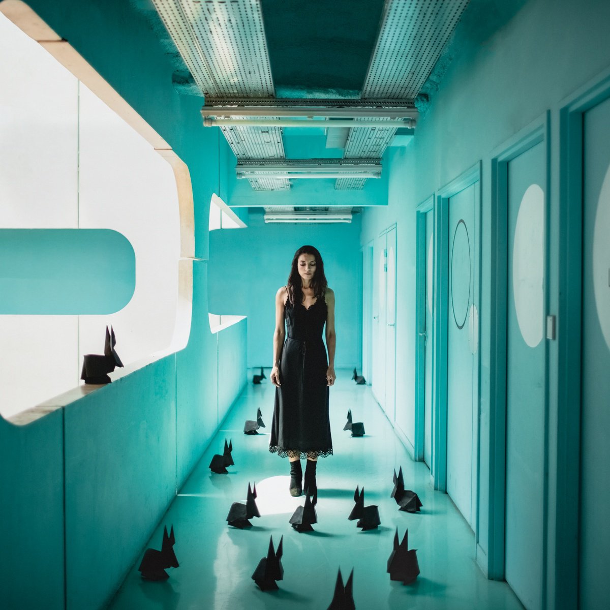 Surrealistic Portrait Photograph By Dasha Pears, 13 X 13, Invasion, Original Artwork