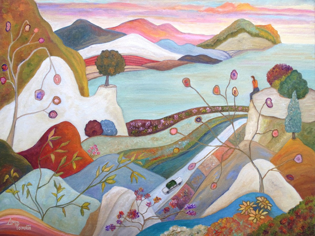 Letting It Go By Angeles M. Pomata, 24 X 18, Artwork For Sale On Artfinder