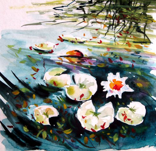 Little water lilies by Kovács Anna Brigitta