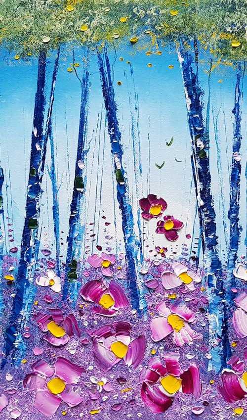 "Azure Forest & Flowers in Love" by Phil Broad