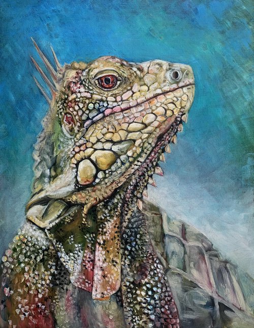 Iguana by Yuliya Medvedenko