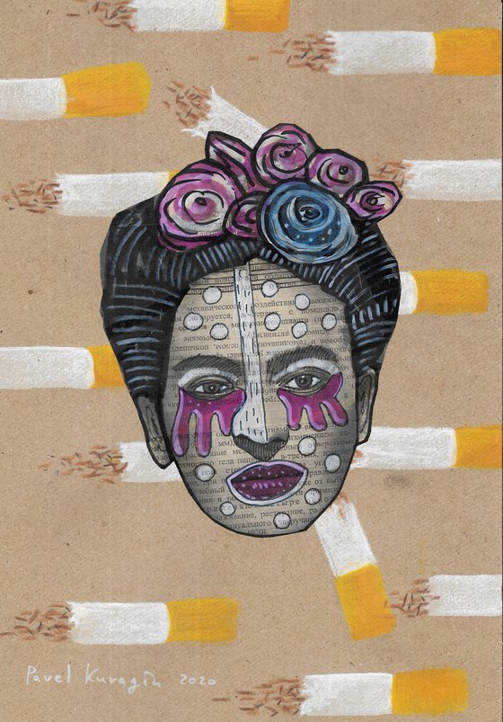 Portrait of Frida Kahlo # 93