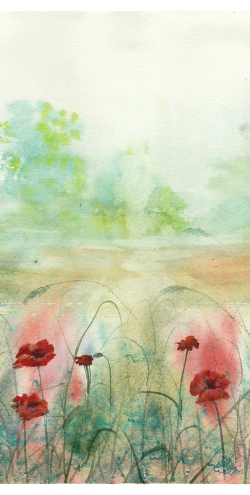 Poppy Field by Yulia Schuster