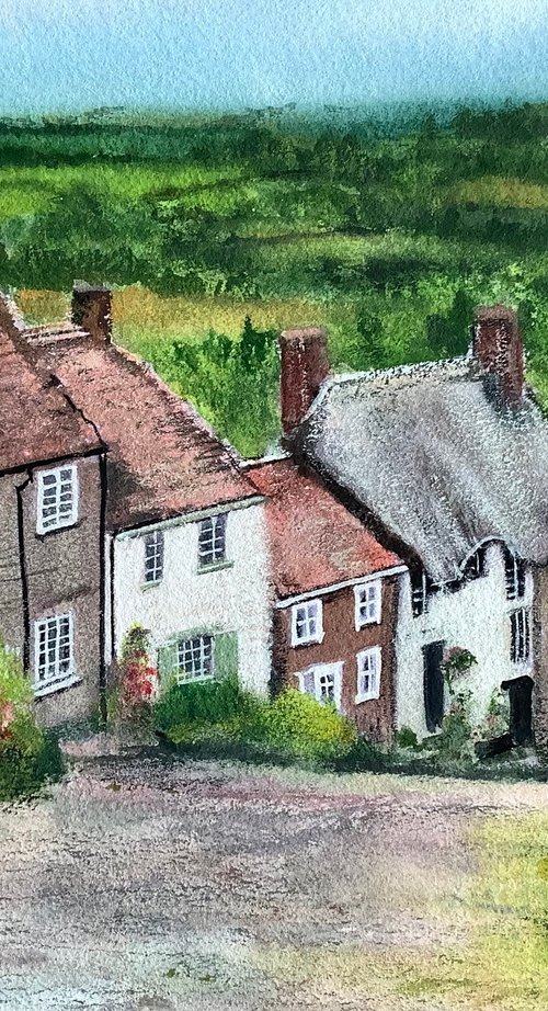 Gold Hill, Shaftesbury by Darren Carey