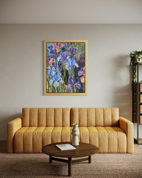 When the irises were big