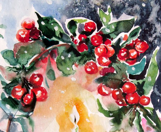 Still life with candle