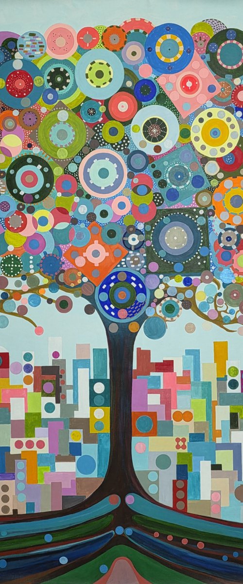 Mosaic Tree by Alexandra Djokic
