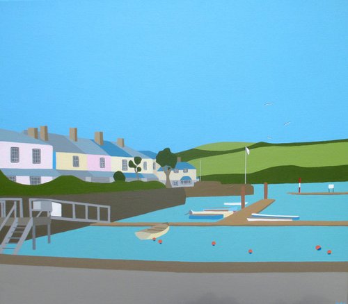 Victoria Quay Salcombe by tom holland