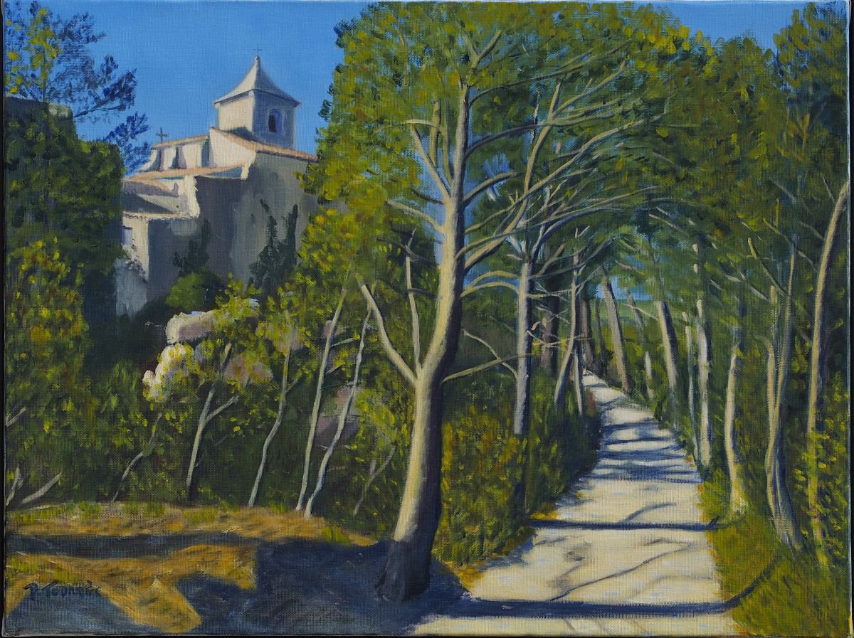 Chemin du Luberon / Lane in Luberon by Patricia TOURRES