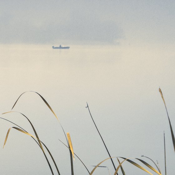 Silence over the water.