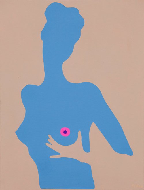 Young girl with a purple nipple by Daniel Kozeletckiy