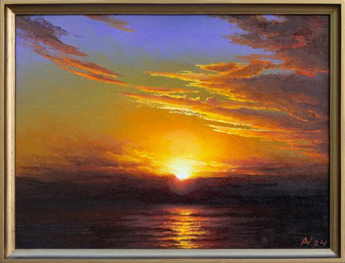 SEA SUNSET 14 by Oleksii Vylusk