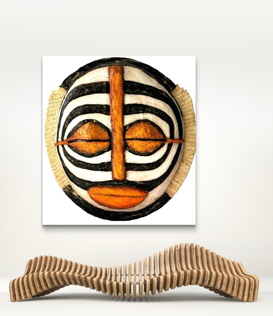 Mask Orange XXL #3