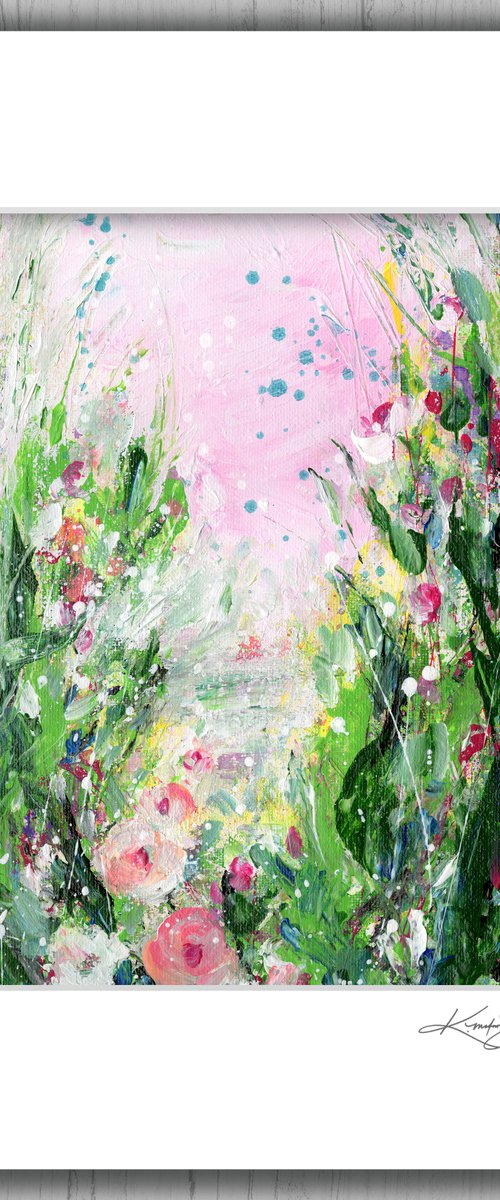 Lost In The Meadow 49 - Floral Abstract Painting by Kathy Morton Stanion by Kathy Morton Stanion