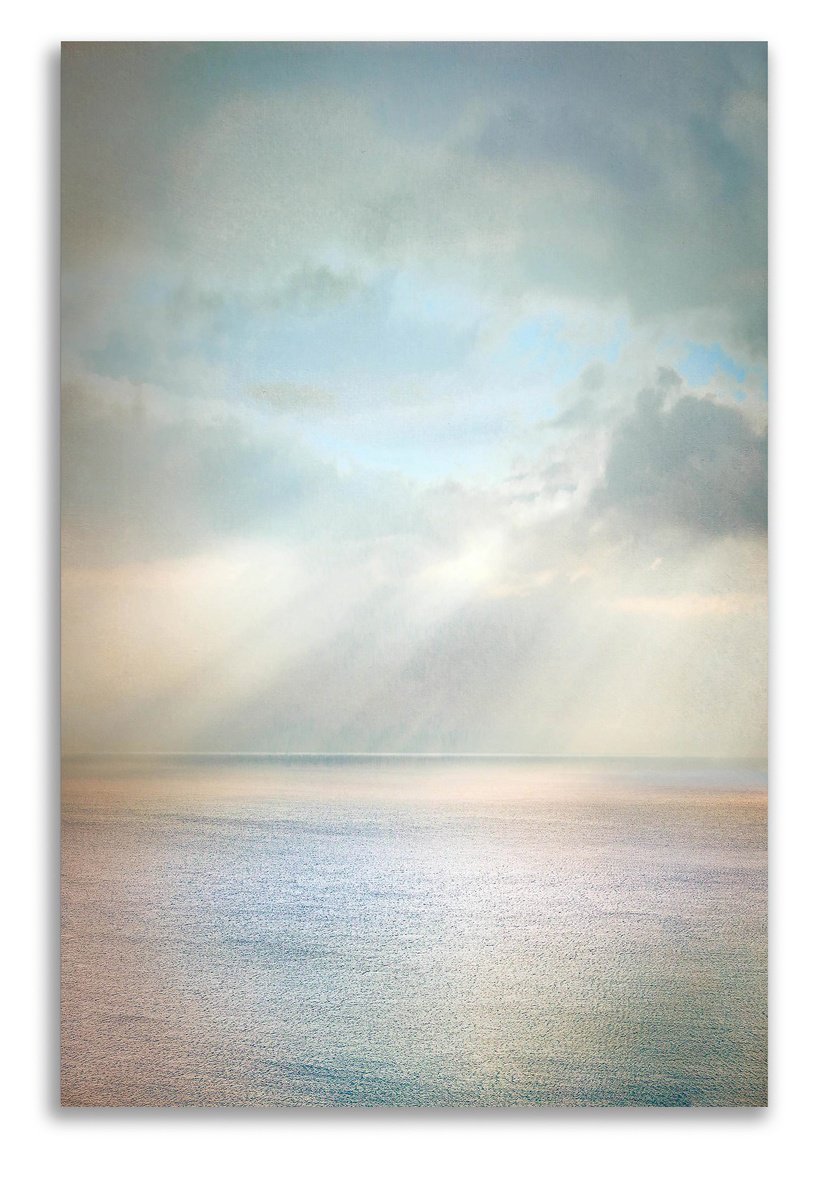 Impressionistic Landscape Photograph By Lynne Douglas, 52 X 76", A Touch Of Heaven, Original Artwork