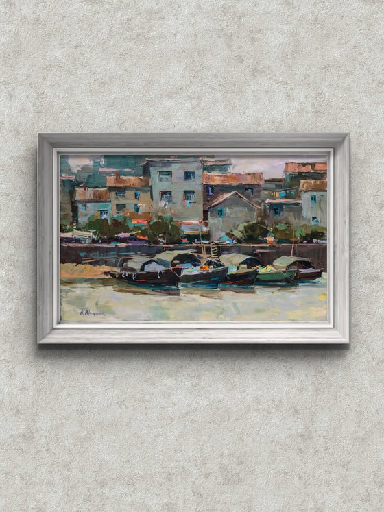 Beihai. Fishing boats.