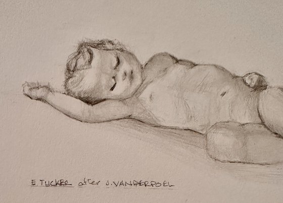 Sleeping Baby after John Vanderpoel