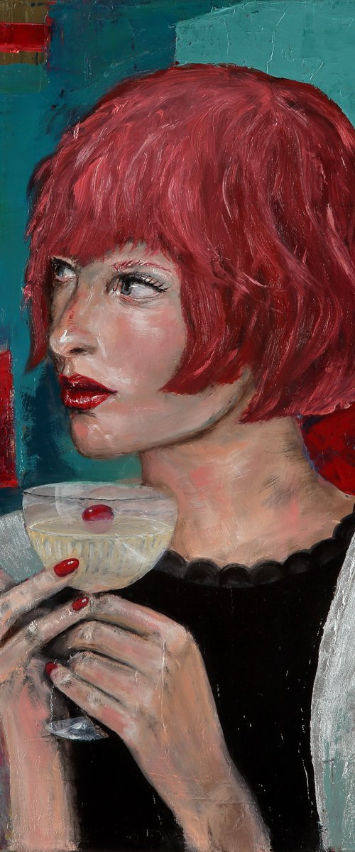 Cocktail and cigarette by Marco Modiano