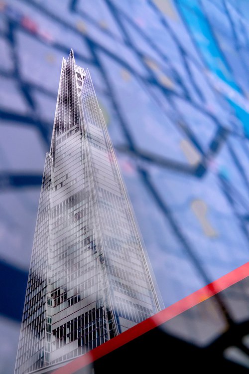 City Map : The Shard : Reflection 1/20 16" X 24" by Laura Fitzpatrick