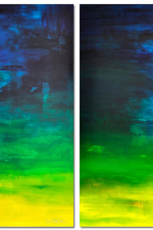 WHAT IF I FELL IN LOVE WITH YOU (diptych) by CHRISTIAN BAHR