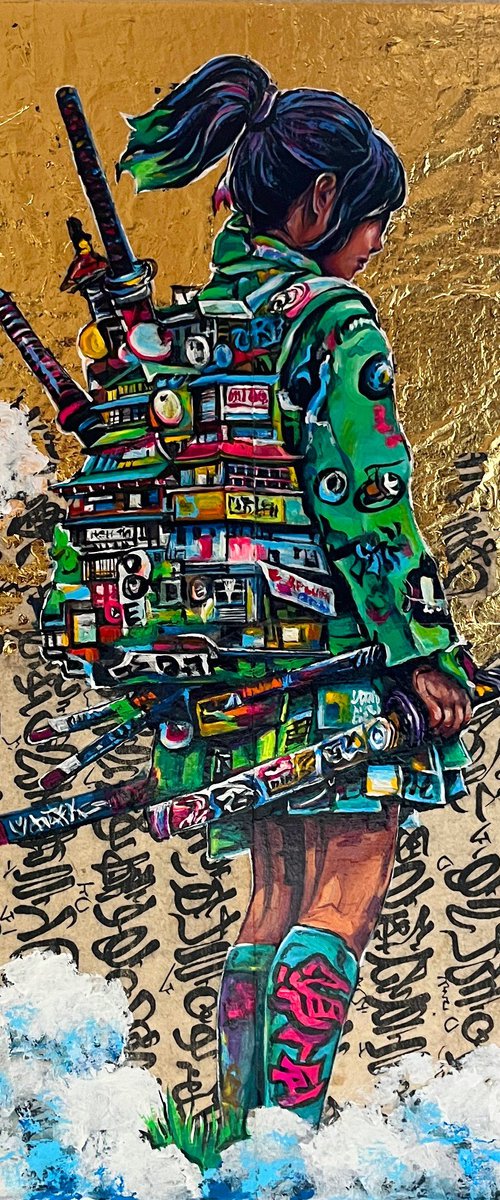 Graffiti Samurai by PAVS