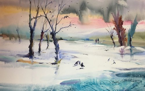 “Icy morning” by Iulia Carchelan