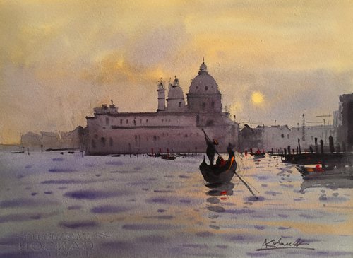 Sunset in Venice by Andrii Kovalyk