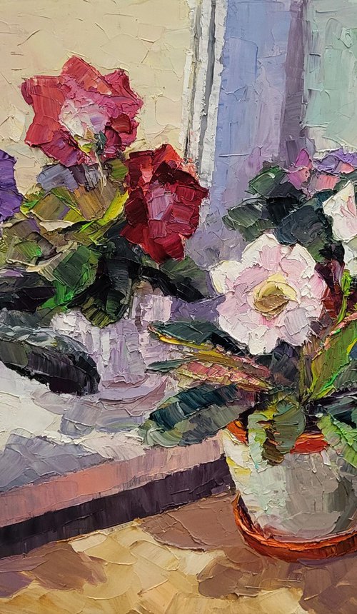 Gloxinia in a Vase by Boris Serdyuk