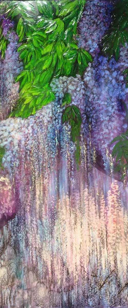 Purple Down Pour - Original by Robin Eckardt