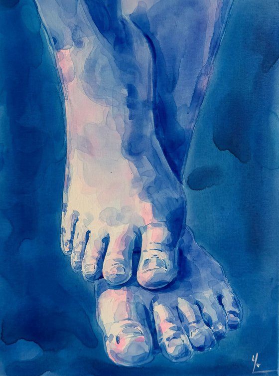 Quiet Blue Feet
