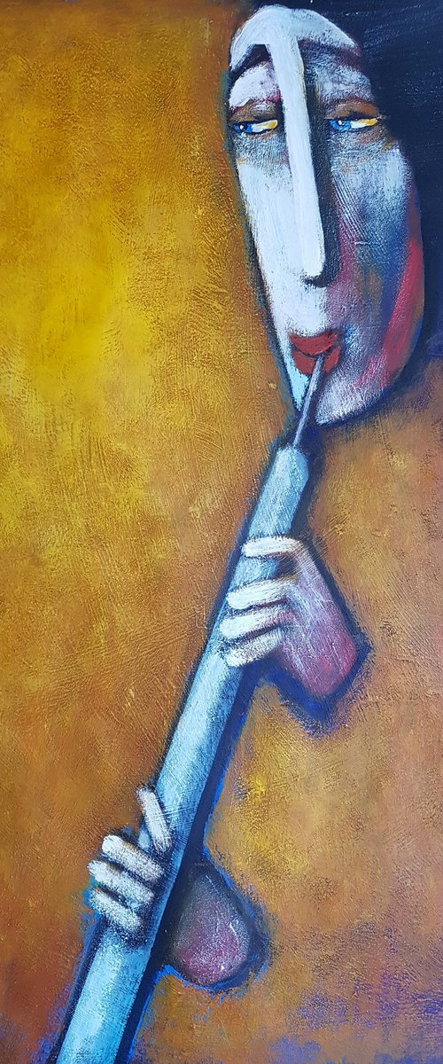 Hobo Musiek (60cm x 84cm x 0.1 cm) by Zhana Viel