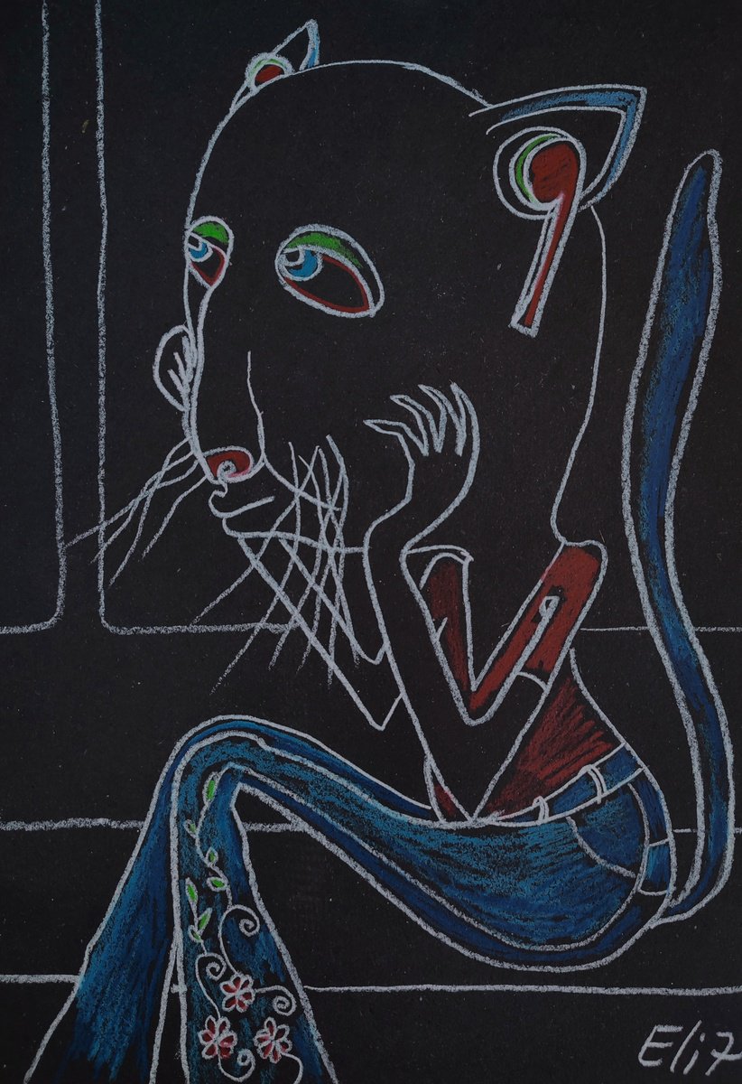 Surrealistic Pencil Drawing , Tram. The Music Of My Youth By Elisheva Nesis, 9 X 13, Artwork For Sale On Artfinder