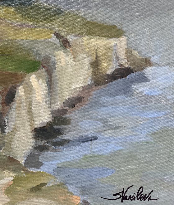 Spring Seaside Cliff
