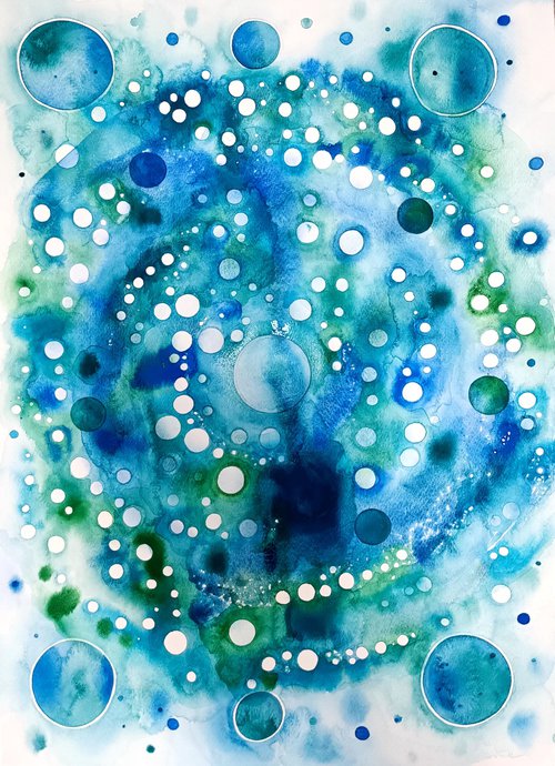 Turquoise Nebula by Ilaria Finetti