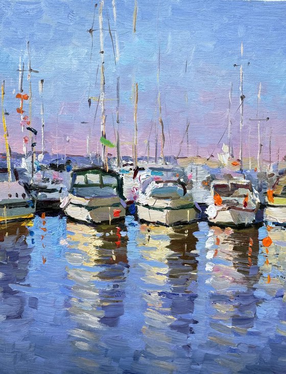 Yachts in the Harbor