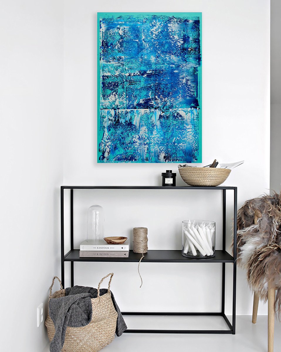 Bluefall By Nataliia Sydorova, 31 X 45, Artwork For Sale On Artfinder