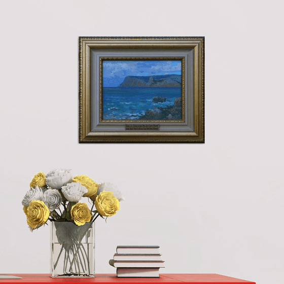 Storm at sea. Cape Kuron